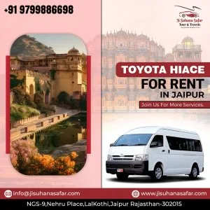 Toyota hiace rental jaipur