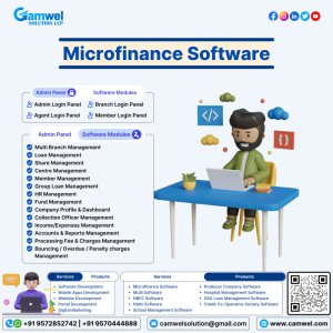Best Banking Microfinance software Company | Camwel Solution LLP