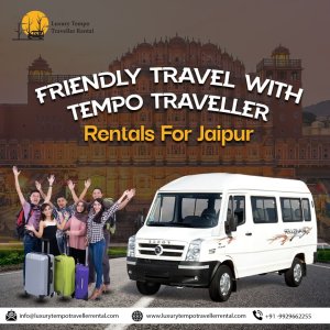 Best luxury tempo traveller rental in jaipur at lowest fare