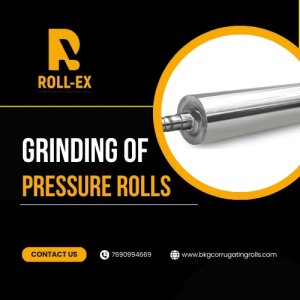 Grinding of pressure roller