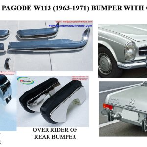 Mercedes w113 pagoda year 1963 -1971 bumpers