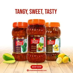 Buy tasty and flavourful pickles online at chokhi dhani foods