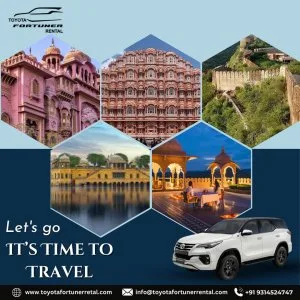 Fortuner on rent jaipur