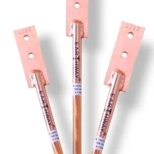Get copper earthing rod - 1 to 3 meter sizes are available