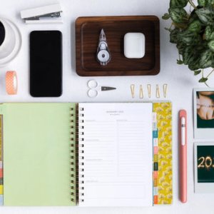 Buy sticky to-do lists, journal diaries, planners