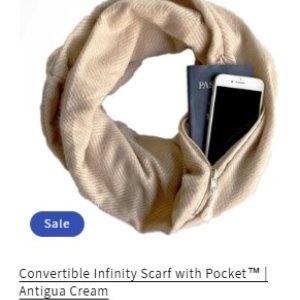 Fashion meets function: secure with shold it pocket scarves