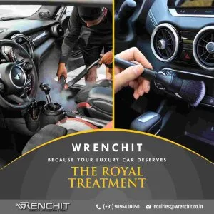 Luxurious car detailing services in pune by wrenchit