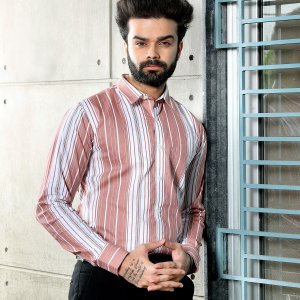Buy multicolor stripe shirts for men online | my attire shop