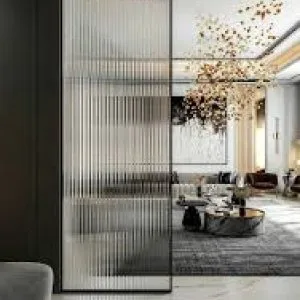 Glass partition walls for offices