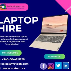 How does laptop hire improve productivity for events?