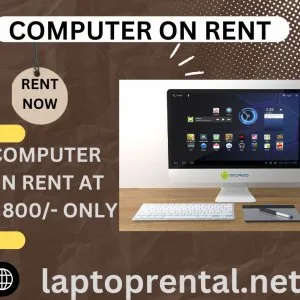 Computer on rent at rs 800/- only