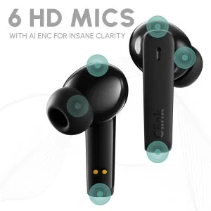 Clink voicebuds 6-mic enc tws: superior sound quality