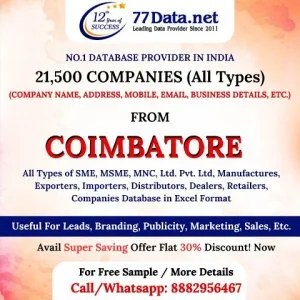 List of manufacturing companies in coimbatore with contacts