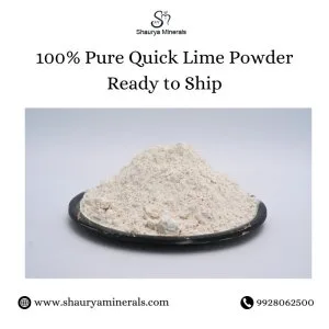 100% pure quick lime powder – ready to ship