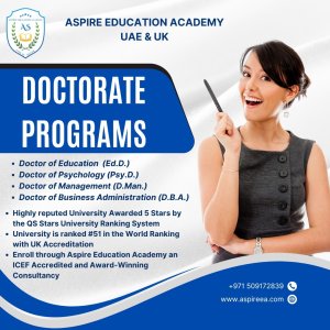 Elevate your career with our doctorate programs