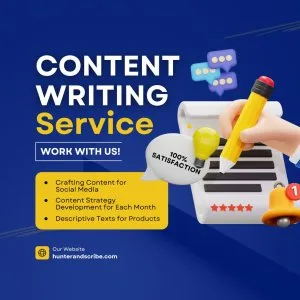 Social media content writing for financial services and property