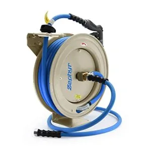 Heavy-duty pressure washer hose reels for sale
