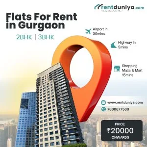 Find prime location flats for rent in gurgaon