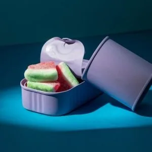 Plastic containers for kitchen