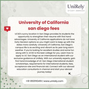 University of california san diego fees