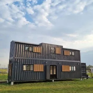 2 story container home
