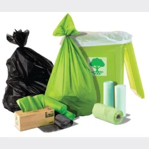 Compostable garbage bags