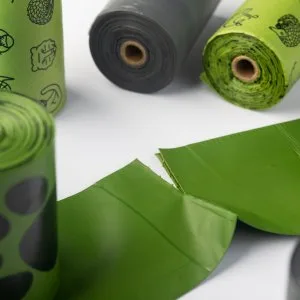 Compostable dog poop bags