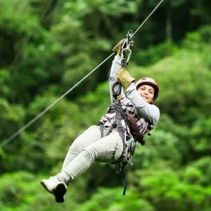 Zip line in manali