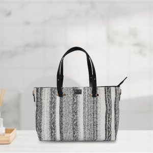 Cotton lurex blend handbag