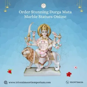 Order stunning durga mata marble statues online