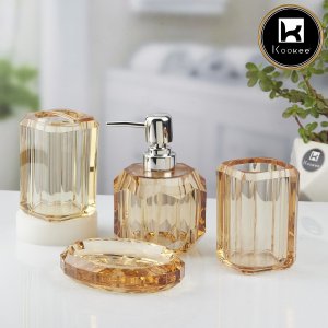 Plastic bathroom set: stylish, durable, and functional for your