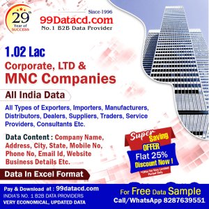 Buy indian mnc companies list - 99datacd | call - 8287639551