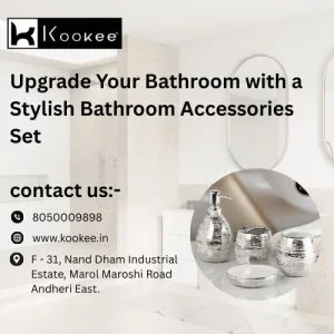 Upgrade your bathroom with a stylish bathroom accessories set