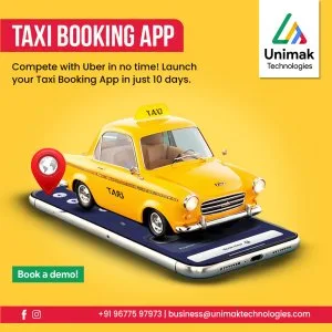 Launch your taxi business with our uber clone app unimak tech