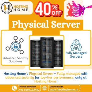 Hosting home’s physical servers: built for high traffic