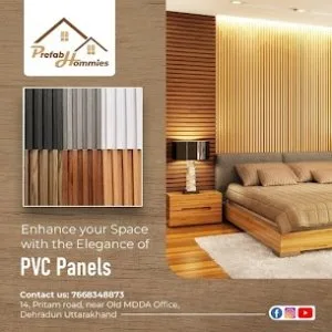 Best pvc paneling services in dehradun | prefab hommies