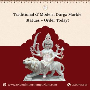 Traditional & modern durga marble statues – order today