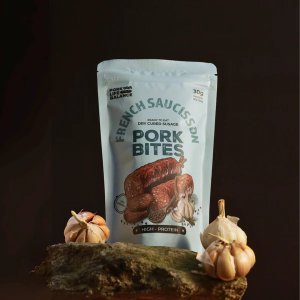 Authentic french saucisson bites for snack lovers