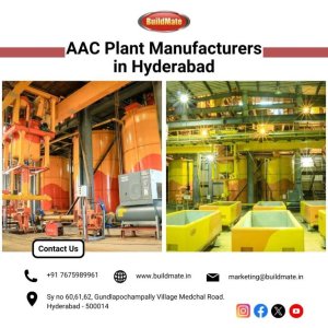 Aac plant manufacturers in hyderabad | +91 76759 89961 | buildma