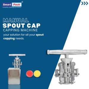 Plastic spout capping machine