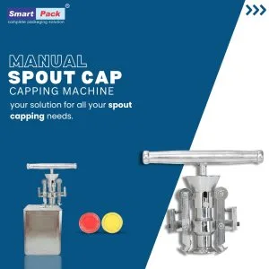 Plastic spout capping machine