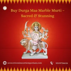 Buy durga maa marble murti – sacred & stunning