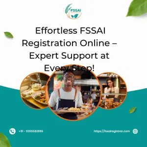 Effortless fssai registration online – expert support at every