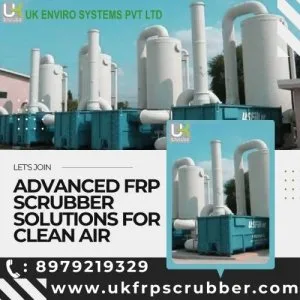 Frp scrubbers for industrial applications