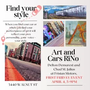 Arts & cars in rino with chad julius and delton demarest
