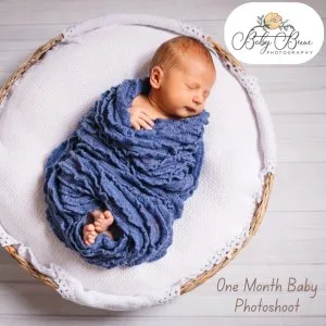 The best themes for a one-month baby photoshoot