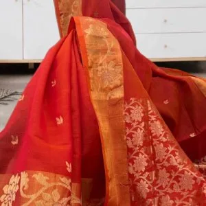Graceful cotton handloom saree for everyday elegance