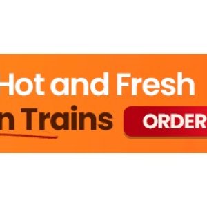 Order restaurant food in trains
