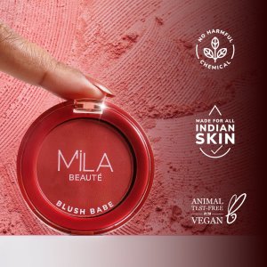 Natural powder blush for radiant cheeks – shop online at mila b
