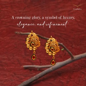 Glamorous gold earrings – perfect for every occasion